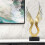 Innovative Abstract Wing Sculpture Light Luxury Gold Accent Piece 3