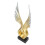 Innovative Abstract Wing Sculpture Light Luxury Gold Accent Piece 7