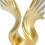 Innovative Abstract Wing Sculpture Light Luxury Gold Accent Piece 11