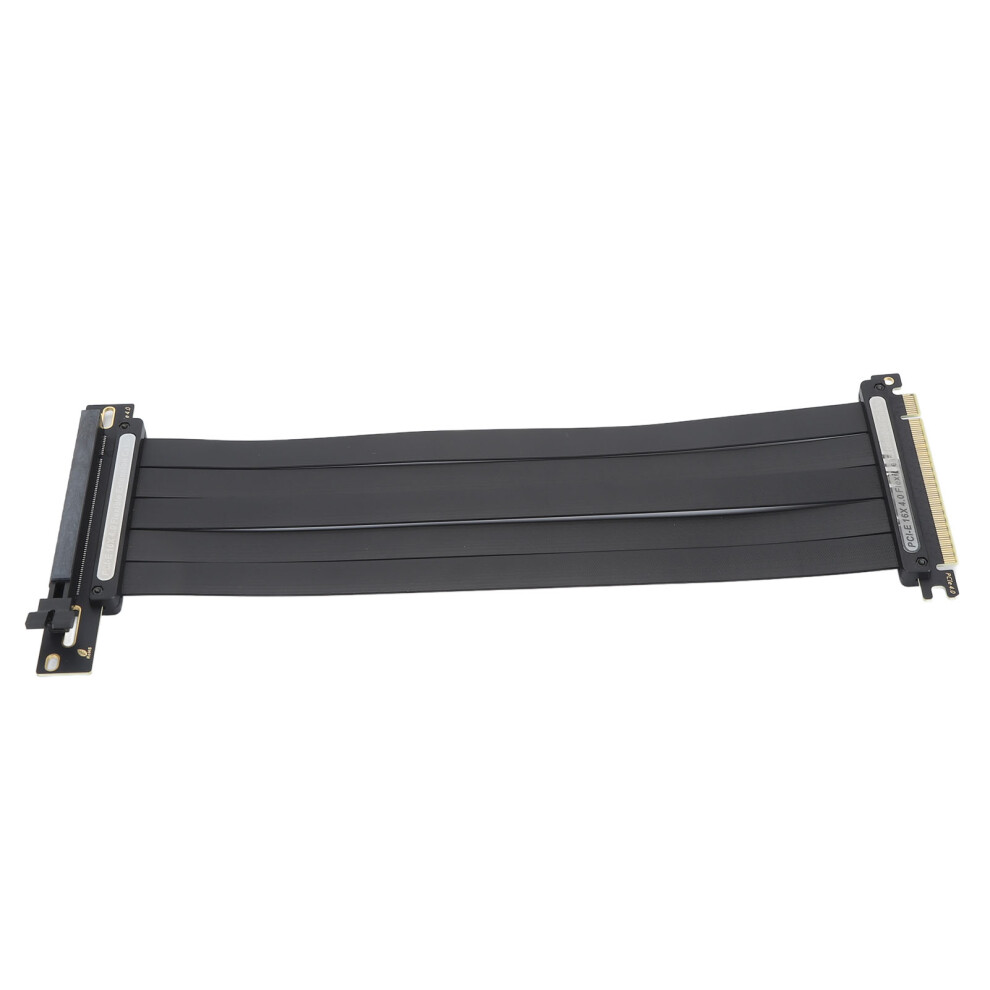 Pcie4.0 X16 Extension Cable 300Mm Plated Right Angle Gpu Riser Silver 4901335799682
