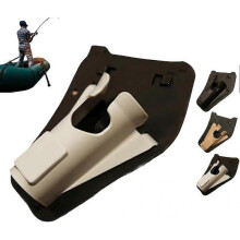 (Gray)Slide-in Fishing Rod Hip Holster, Hands-Free Rod Holder for Fly & Bank Fishing, Durable Adjustable Portable Fish Pole Holster