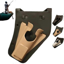 (Brown)Slide-in Fishing Rod Hip Holster, Hands-Free Rod Holder for Fly & Bank Fishing, Durable Adjustable Portable Fish Pole Holster