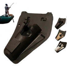 (Black)Slide-in Fishing Rod Hip Holster, Hands-Free Rod Holder for Fly & Bank Fishing, Durable Adjustable Portable Fish Pole Holster