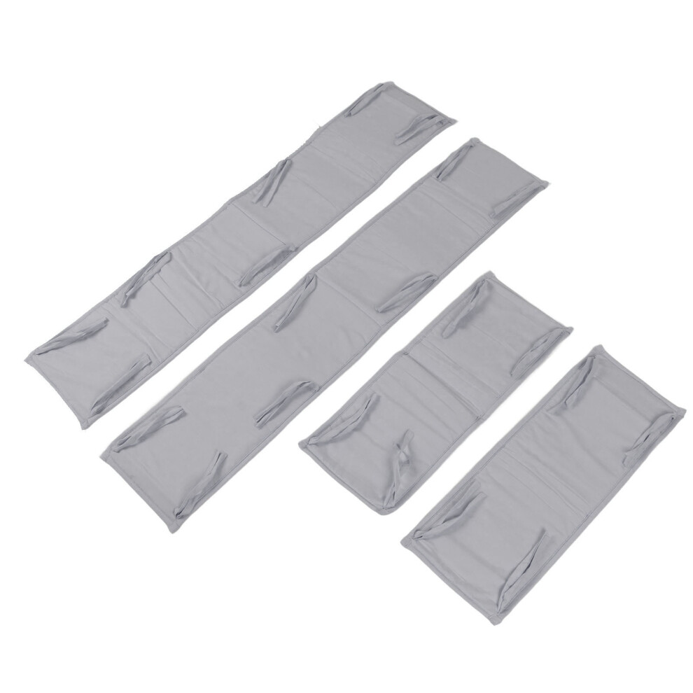 Tall Toddler Bed Rail Guard For Safe And Comfortable Sleep 1.5M Grey