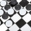 Jeu d'échecs pliant 2 en 1 24,5 x 24,5 cm PP/PU 7