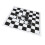 Jeu d'échecs pliant 2 en 1 24,5 x 24,5 cm PP/PU 14