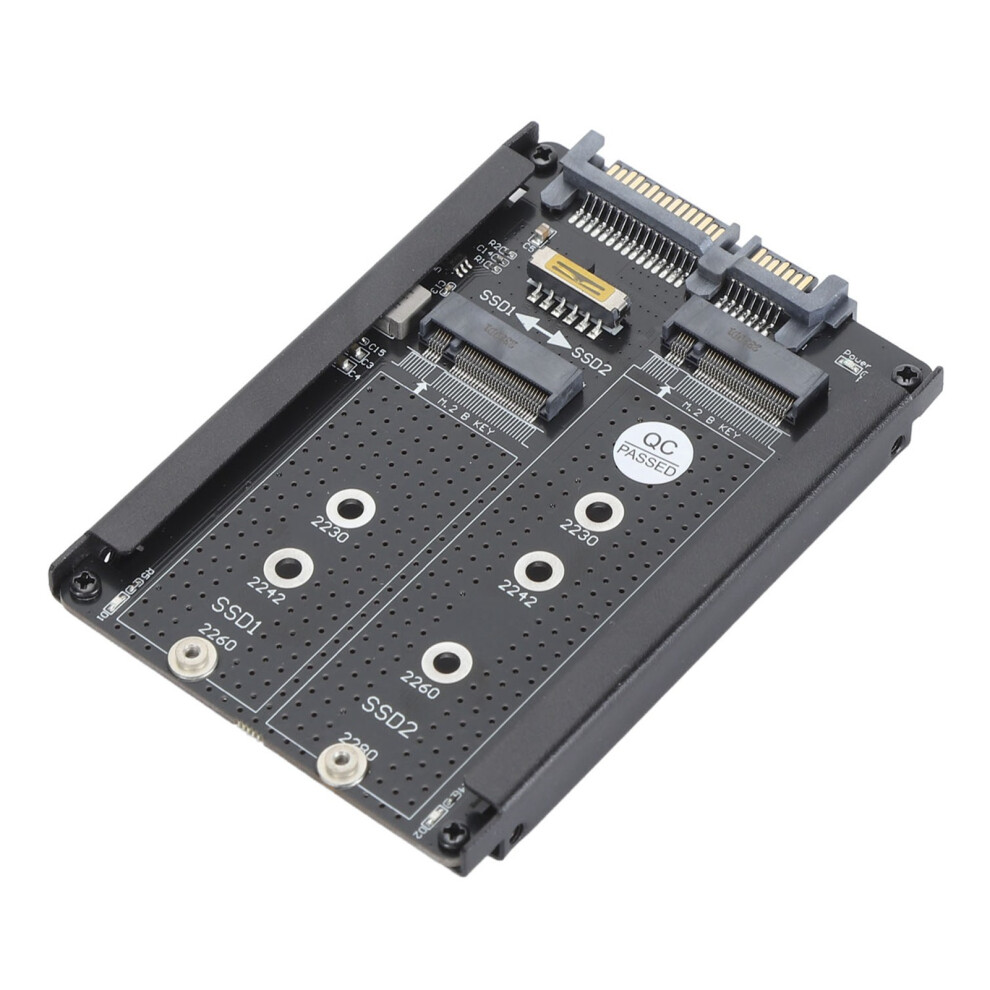 Dual M.2 Ssd To 2.5In Sata Iii Adapter 6Gbps For 2230/2242/2260 9401335800029