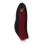 Parrucca per bambola BJD 1/4, lunga e liscia, nero/rosso vino 13