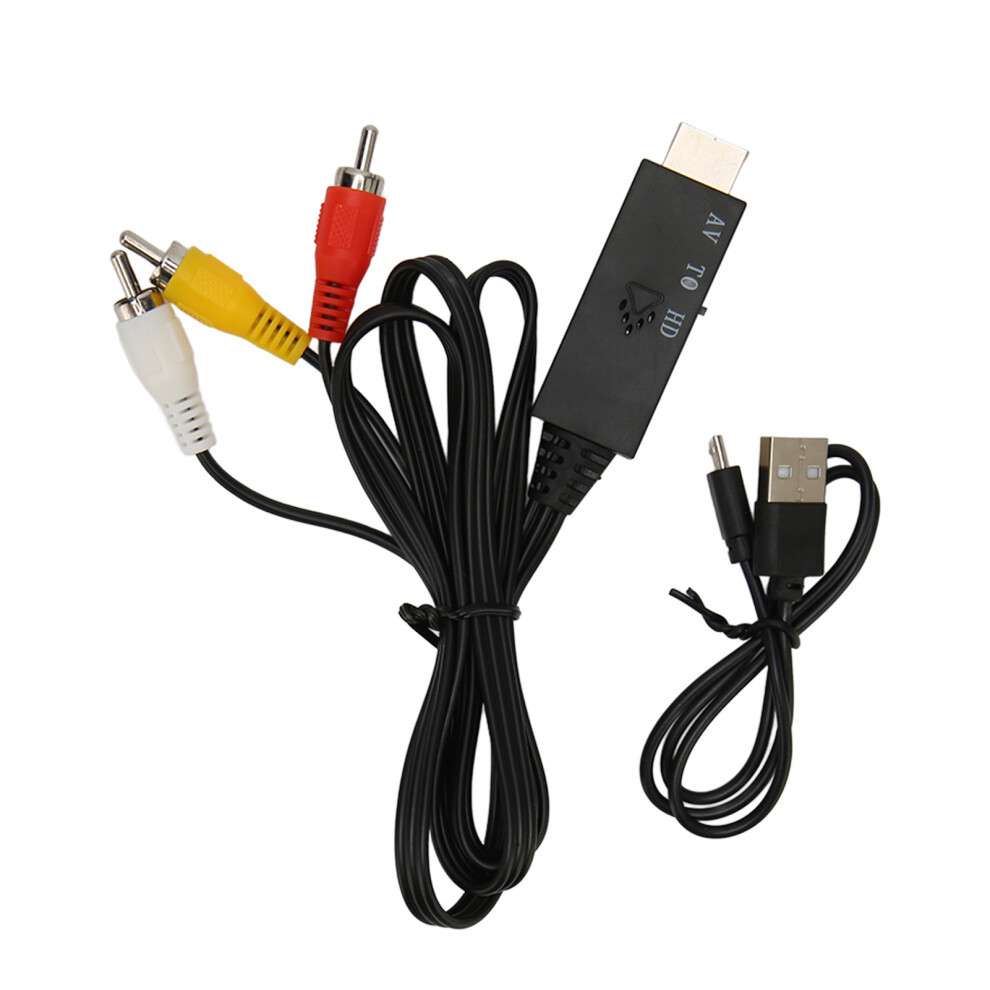 Av To Hd Multimedia Interface Cable 3.3Ft Rca To Hdmi Converter Cable 7651335806282