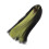 Parrucche per bambole a giunto sferico 1/4, bi-colore nero/verde 16