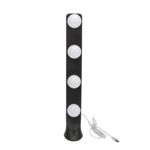 Luce da vanità LED 4 LED USB-A portatile 3 temperature di colore nero 1