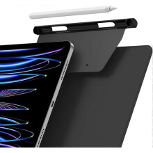 (Black)Pencil Pen Holder for Apple Pencil 2nd Generation Case Compatible with Magic Keyboard, Smart Keyboard Folio and Other Magnetic Case