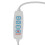 LED-Spiegellicht 4-LED USB-A, 3 Farbtemperaturen, ABS 5