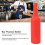 Bartender-Übung Flasche Silikon Bruchfest Sturzsicher Weiche Bartraining-Flasche Rot 5