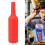 Bartender-Übung Flasche Silikon Bruchfest Sturzsicher Weiche Bartraining-Flasche Rot 15