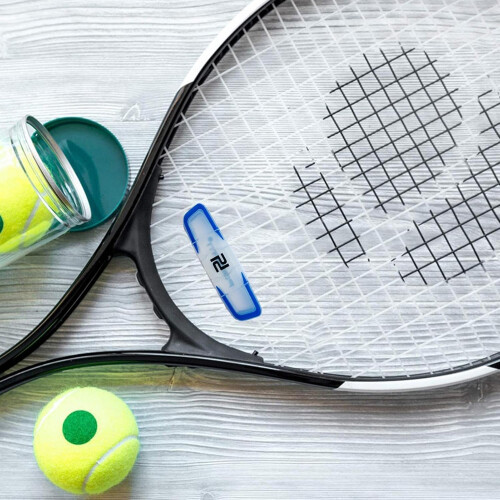 Tennis Vibration Damper Soft Silicone Racket Damper Long Vibration Damper Shockproof Replacement Blue 1