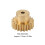 Pignone in rame da 20 denti con foro da 2,3 mm per 370/380/390 2