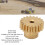 Pignone in rame da 20 denti con foro da 2,3 mm per 370/380/390 4