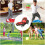 Split Skateboard Portable Roller Skates Platform PU High Repulsion Red Drift Free Skating 3