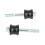 1 paire de colliers de riser noirs Interceptor 650 6