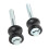 1 paire de colliers de riser noirs Interceptor 650 12