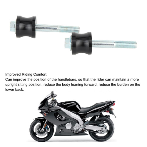 1 paire de colliers de riser noirs Interceptor 650 2
