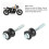 1 paire de colliers de riser noirs Interceptor 650 4
