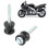 1 paire de colliers de riser noirs Interceptor 650 14