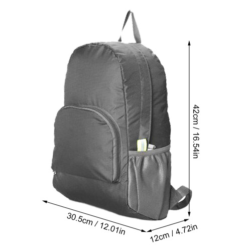 Faltbarer Wanderrucksack 16L Dunkelgrau 4230,512cm 1