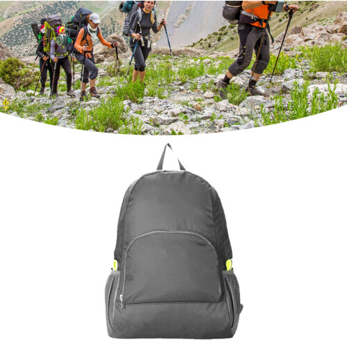 Faltbarer Wanderrucksack 16L Dunkelgrau 4230,512cm
