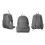 Faltbarer Wanderrucksack 16L Dunkelgrau 4230,512cm 7