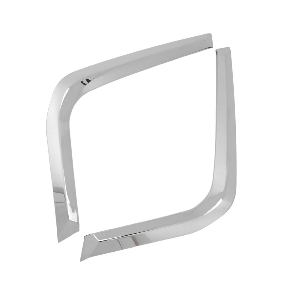 Chrome Front Fog Eyelid Cover For Subaru Crosstrek Xv 2018-2020 Light 3251335812944
