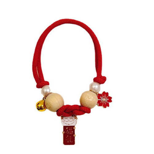Collier antipuce et antipoux, taille S, bois de camphre rouge. 1
