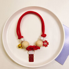 Natürlicher Floh- und Läusehalsband für Katzen & Hunde, Rot M