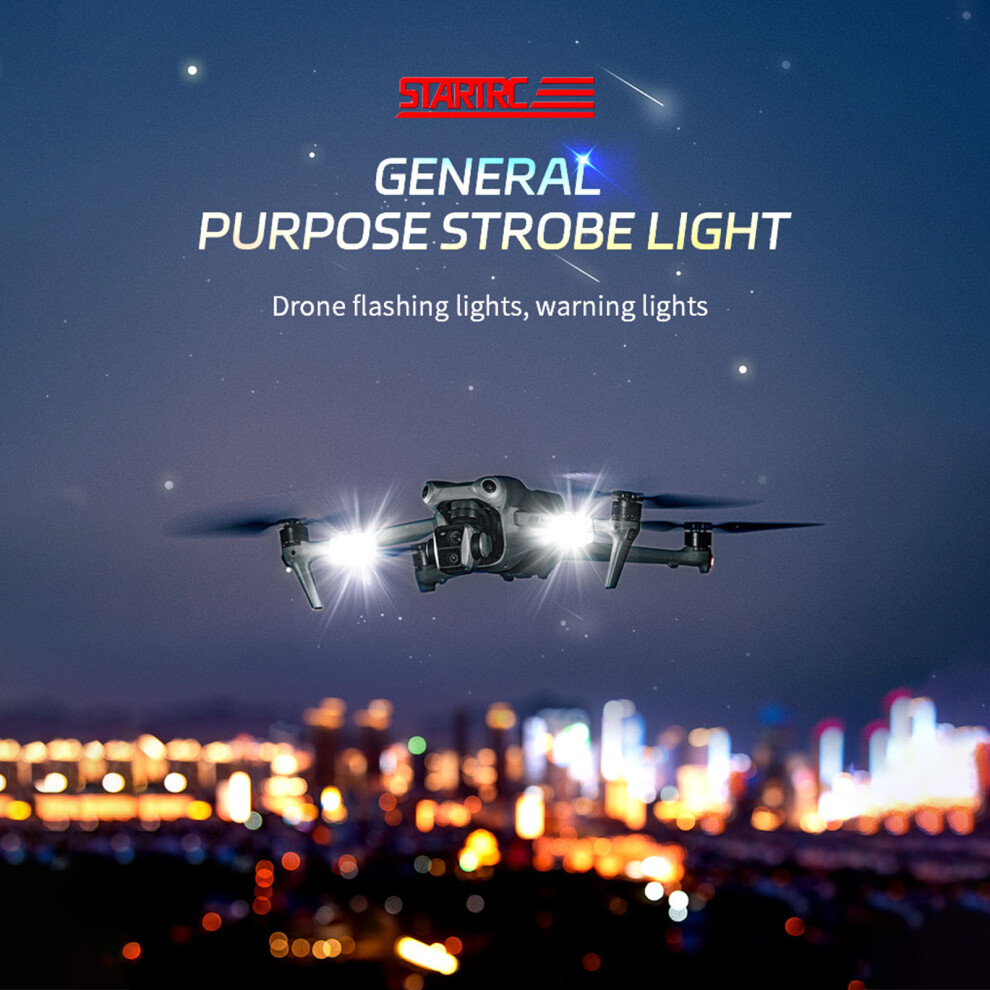 Startrc Drone Lights, 3-Color Strobe, 250Mah Rechargeable, 39G 6941335813429