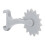 Clip de queue de chaussure en ABS gris, 54,0 g, ensemble de 2 pièces 10