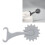 Clip de queue de chaussure en ABS gris, 54,0 g, ensemble de 2 pièces 15
