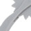 Clip de queue de chaussure en ABS gris, 54,0 g, ensemble de 2 pièces 8