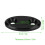 2 pièces cache de base du miroir en aluminium noir S1000RR/R1 2
