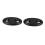 2 pièces cache de base du miroir en aluminium noir S1000RR/R1 9