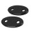 2 pièces cache de base du miroir en aluminium noir S1000RR/R1 13
