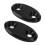 2 pièces cache de base du miroir en aluminium noir S1000RR/R1 15