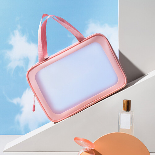 Trousse de maquillage en PVC transparent - grande capacité 2