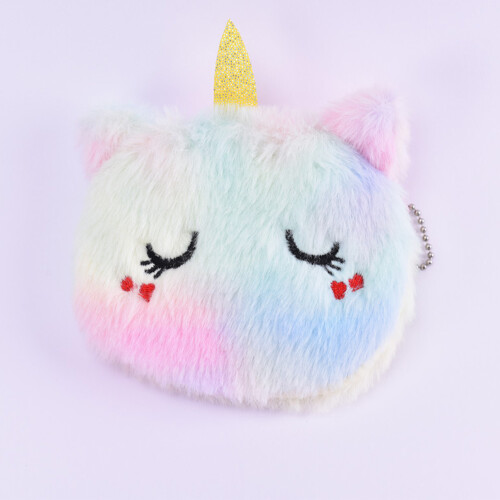 Monedero de peluche mini con diseño de dibujos animados y algodón PP 2