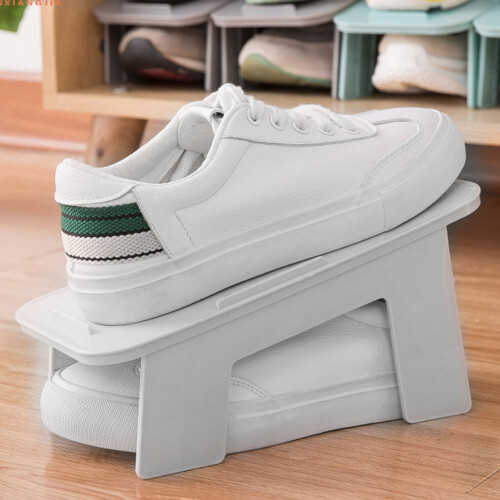 Organizzatore in plastica con scomparti per scarpe 100,00 g - Bianco 2