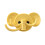 Gancho de pared con cabeza de elefante ABS autoadhesivo 24,00 g 2