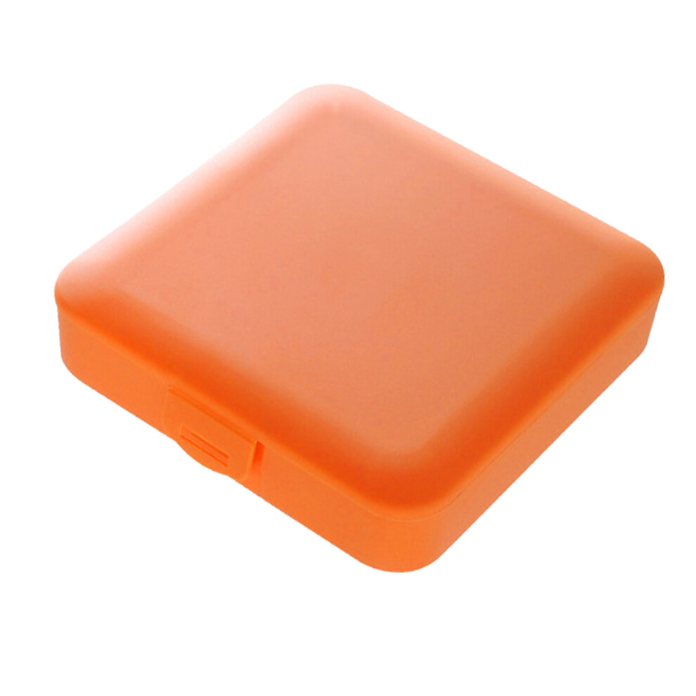 Orange Portable Sanitary Napkin Storage Box, Multi-Functional, Large Capacity