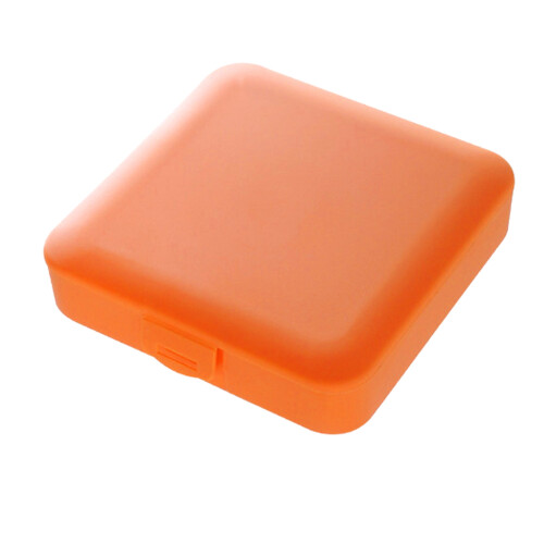 Petite boîte de rangement pour serviettes orange, grande capacité 1