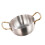 Pot à ramen coréen en acier inoxydable compatible induction argent 7