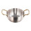 Pot à ramen coréen en acier inoxydable compatible induction argent 2
